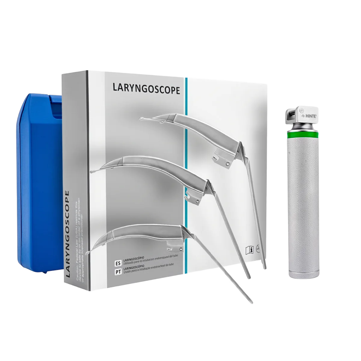 Laryngoskop światłowodowy McCoy LED HINTE SQ do trudnej intubacji 2–4