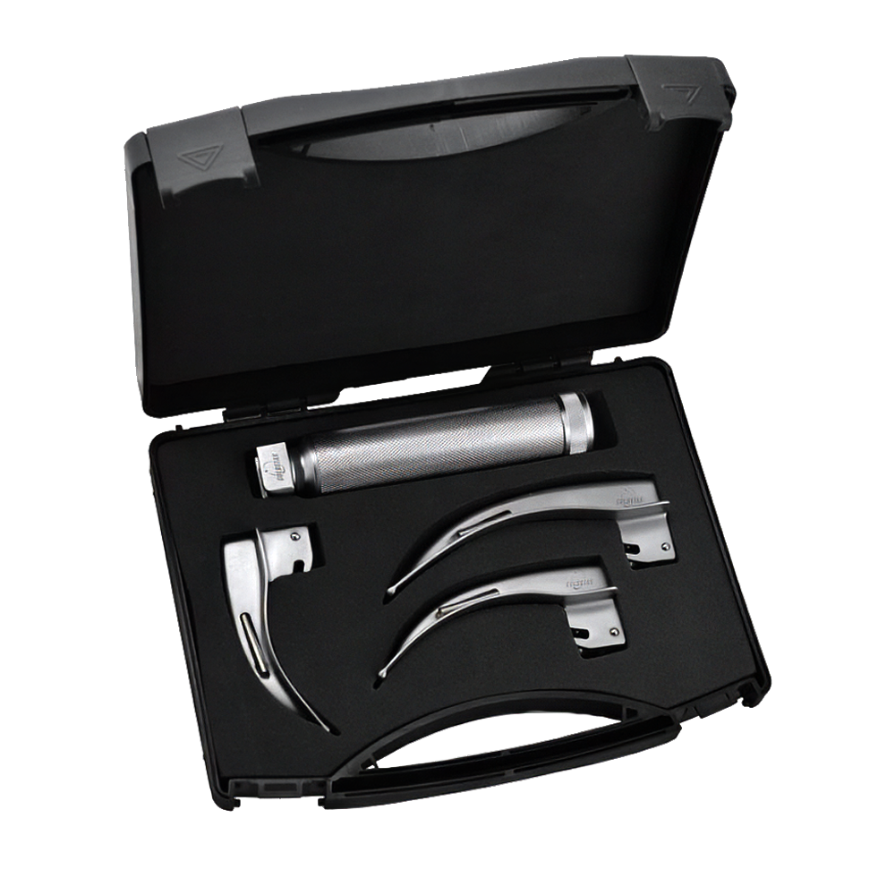 Zestaw laryngoskopowy światłowodowy Mcintosh 1–3 z rękojeścią Xenon - obrazek 3