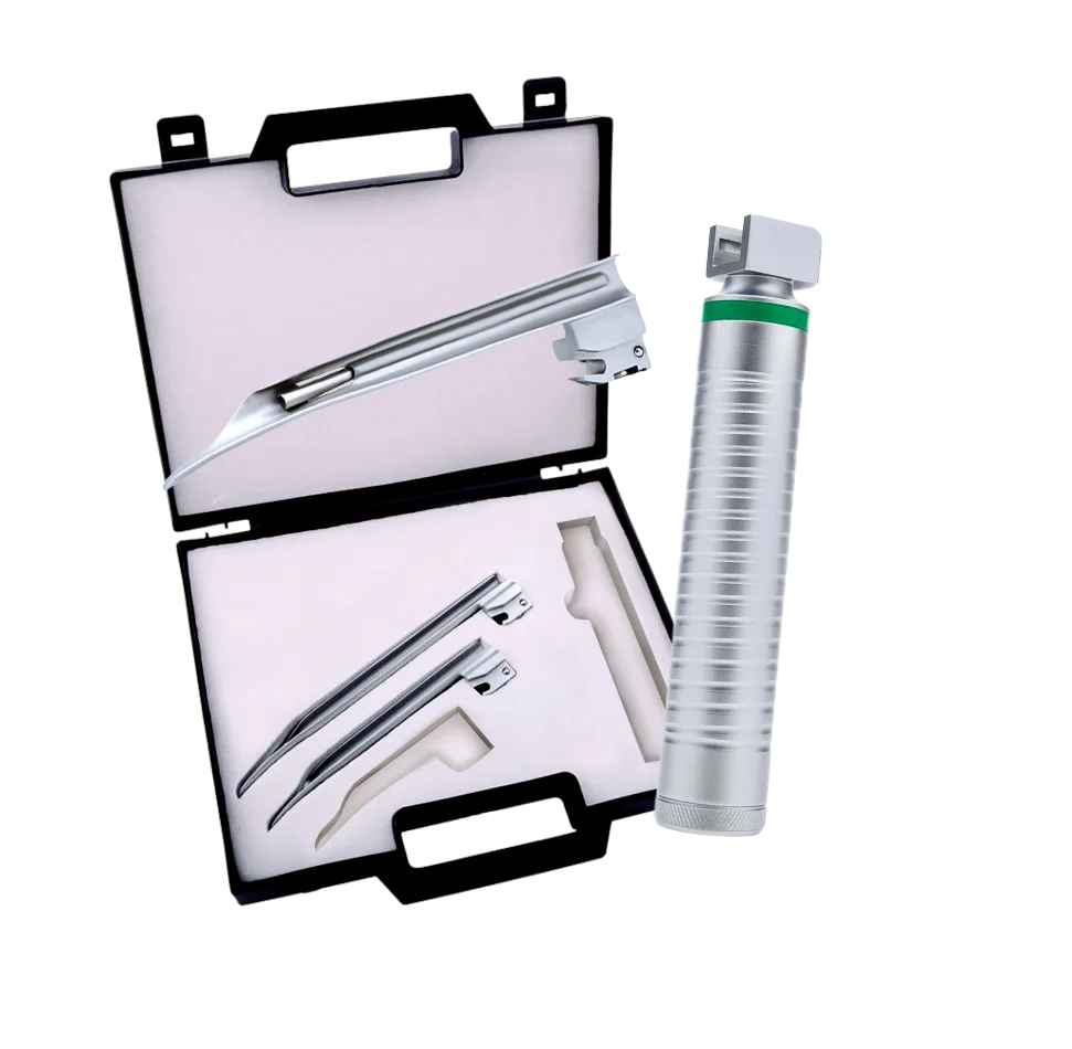 Laryngoskop weterynaryjny AUG® LED 2.5 V Miller z kompletem łyżek 2–4
